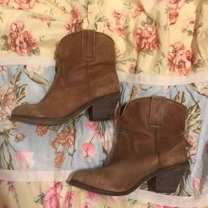 Corral distressed booties